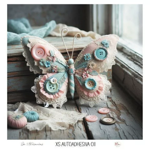 LÁMINA DE DECOUPAGE AUTOADHESIVA 15X15CM 011