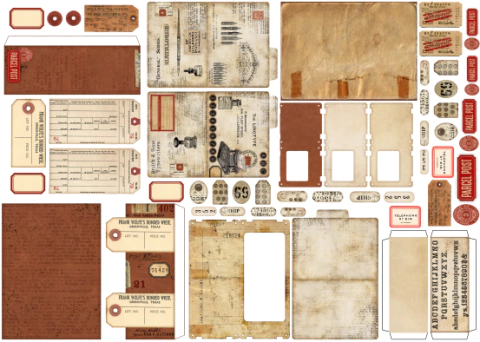 LAMINA DE SEDA JUNK CP6 LA TIENDITA SHABBY CHIC