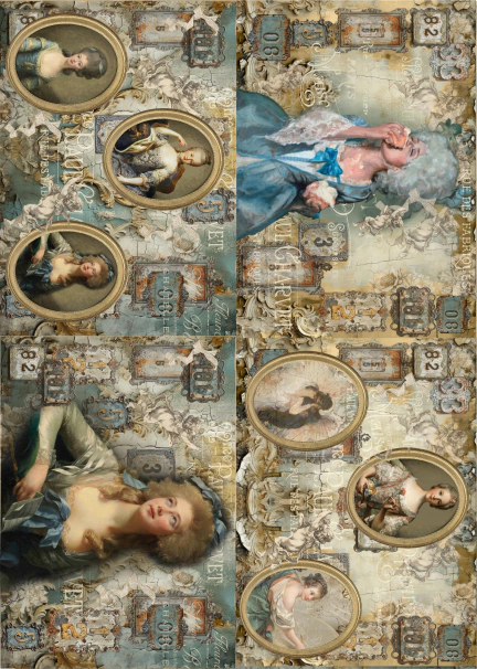 LAMINAS DE SEDA 18GR 70X50CM PARA DECOUPAGE COD: antoniet 4 - comprar online