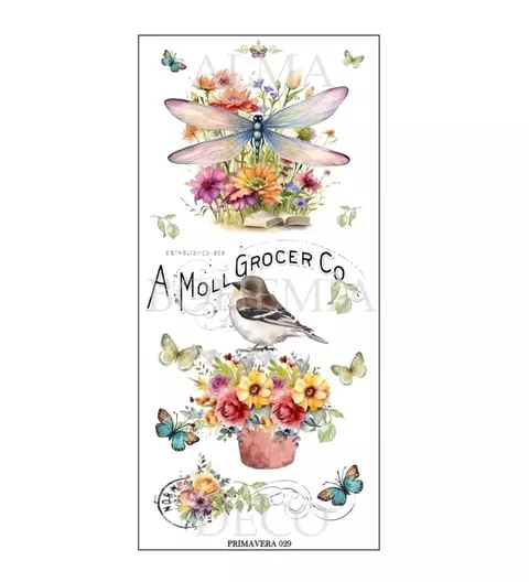Transfer Color 22x10cm Alma Bohemia cod 029 - comprar online