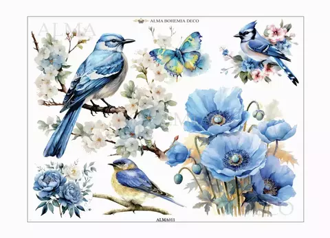 Transfer Color 25x20cm Alma Bohemia cod 011 - comprar online