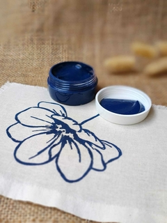 Tinta serigráfica 50gr y 100gr azul Estación del arte - comprar online
