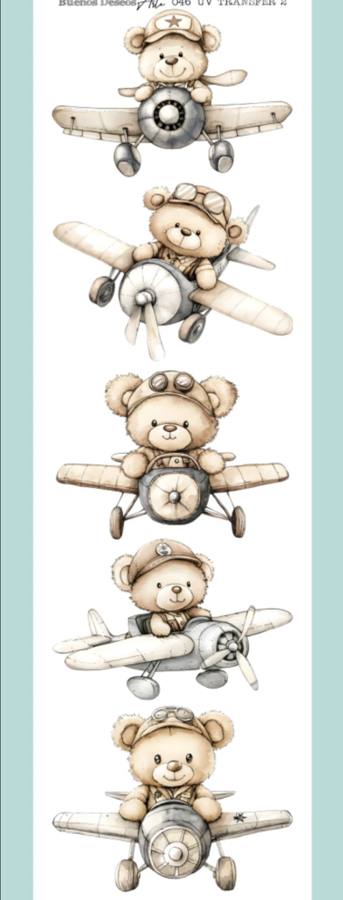 Transfer uv buenos deseos 28X9CM COD 046 - comprar online