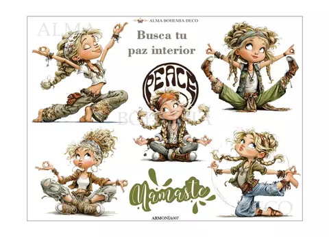 Transfer Color 25x20cm Alma Bohemia cod 007 - comprar online