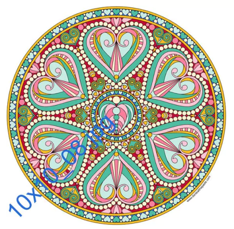 Vinilo Transparente 10x10 modelo 08