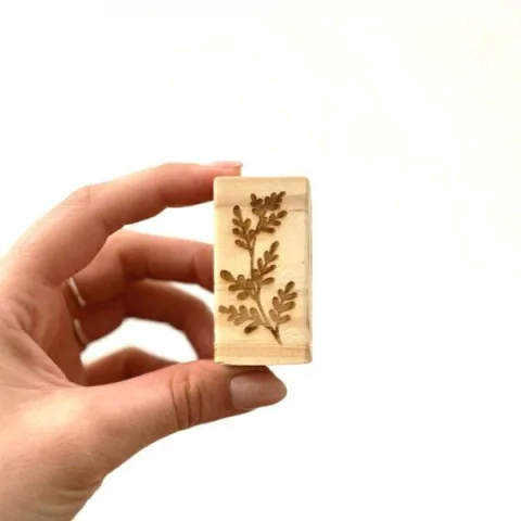 Sello para ceramica - Florcitas 2,5cm x 5cm