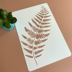 Stencil helecho 20x30cm - comprar online