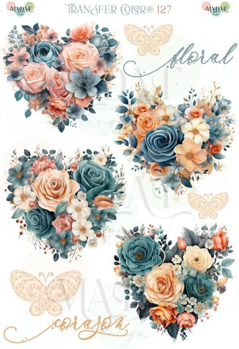 Transfer color 20X30CM Da Artesanias COD 127 - comprar online