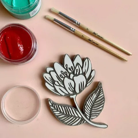 Sello Flor - 10cm x 15cm