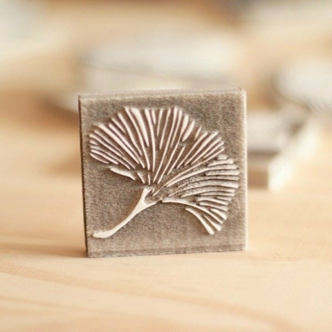 Sello Ginkgo- 6cm x 6cm