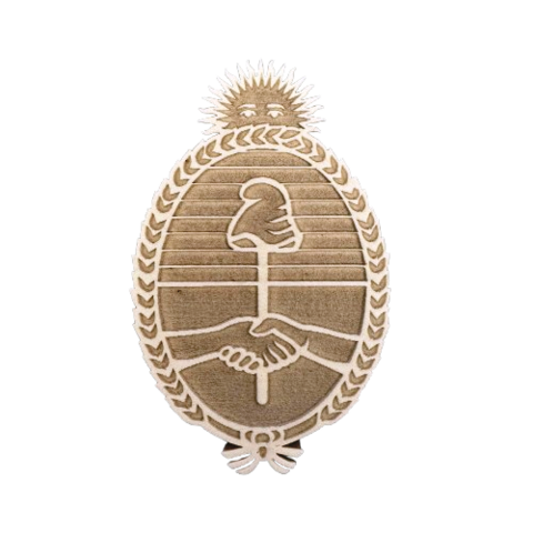 Sello escudo nacional 14x9cm - comprar online