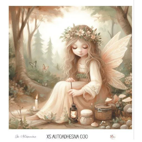 LÁMINA DE DECOUPAGE AUTOADHESIVA 15X15CM 030