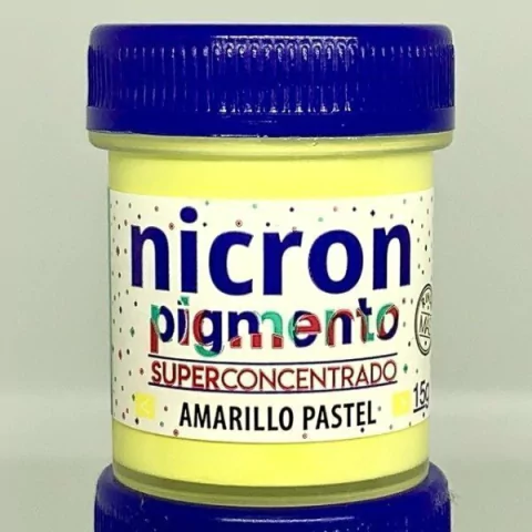 PIGMENTO NICRON 15 GR AMARILLO PASTEL