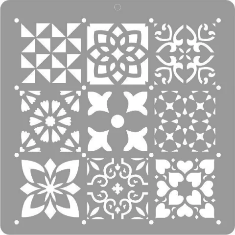 Stencil 20X20CM COD n2 - 11