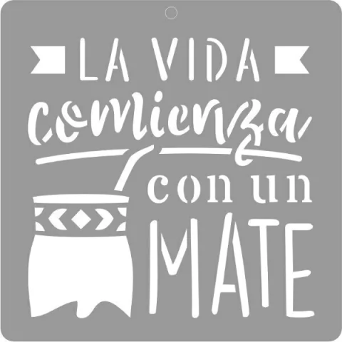 Stencil 15X15CM COD R2 - 11