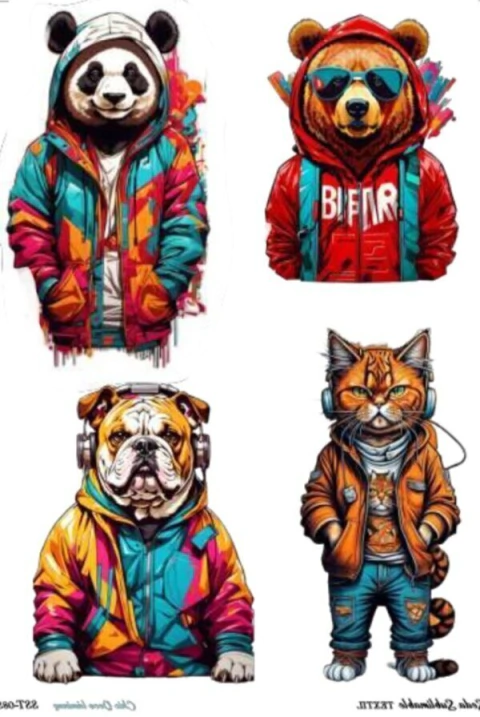 Lámina de seda sublimable 50x35cm chic deco cod 083 - comprar online