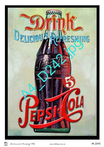 Lámina Para Decoupage Mate A4 Titina's Mod 242