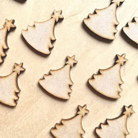 Pack x20 Arbolitos Navideños 3cm x 4cm