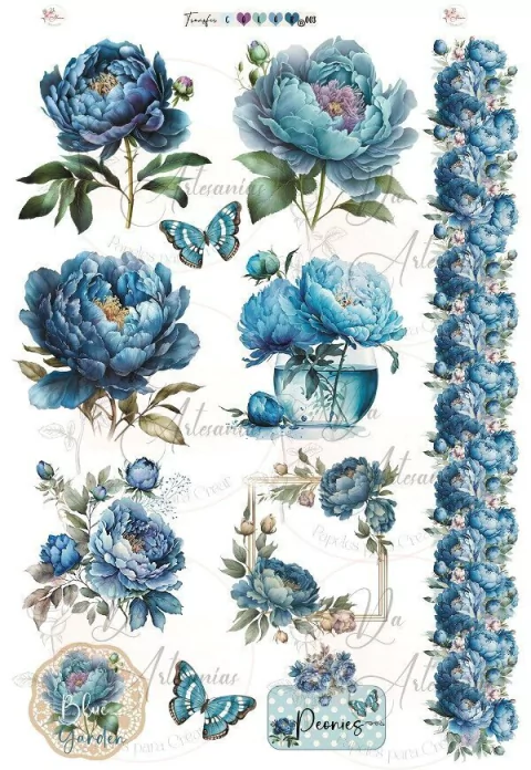 TRANSFER COLOR 20X30CM DA ARTESANIAS COD 003