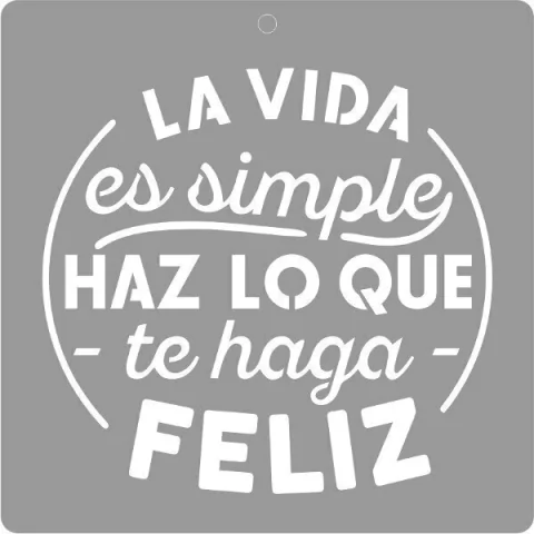 STENCIL 20X20CM COD L1 - 22