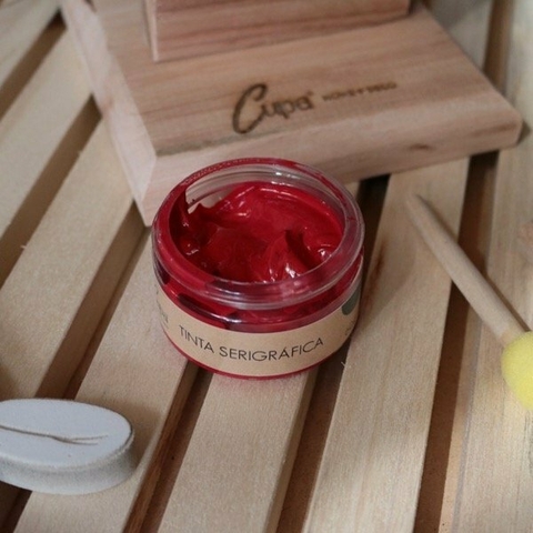 Tinta Serigráfica - ROJO INTENSO 60gr