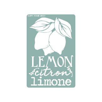 Stencil Limone 20cm x 30cm - comprar online