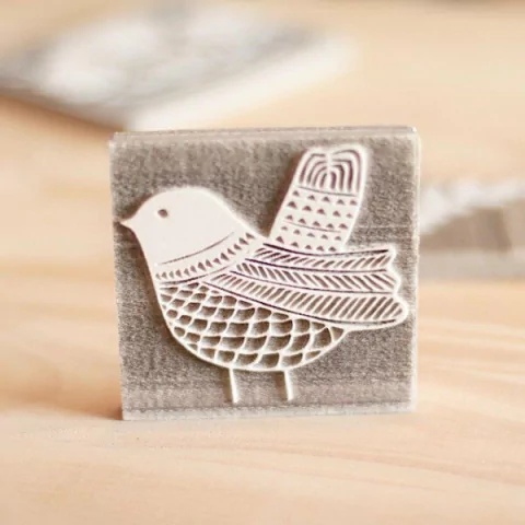 Sello Pajarito - 8cm x 8cm