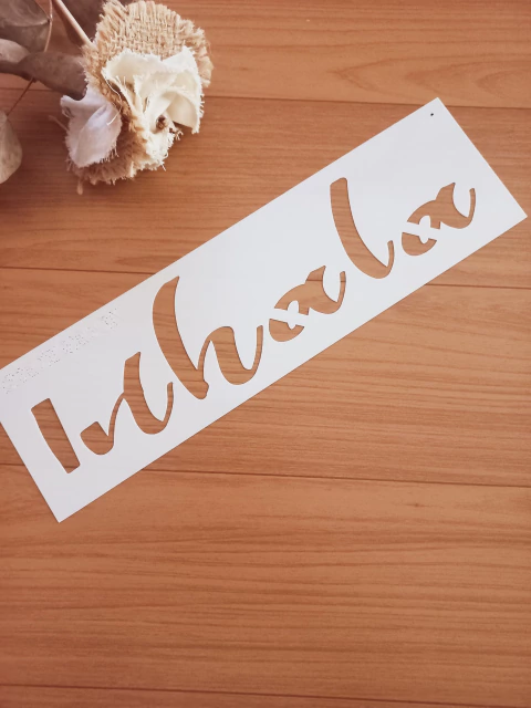 STENCIL 29X8CM COD S016