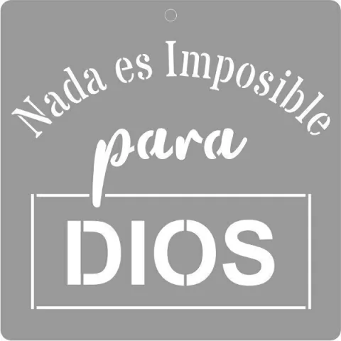 Stencil 15X15CM COD L1-40