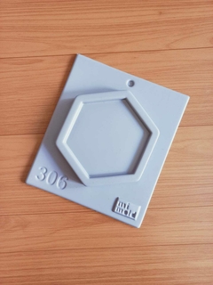 MOLDE 12x11CM P/BANDEJA/PORTAVELAS Y MAS (PARA USAR CON CEMENTO, RESINA ECOLOGICA, YESO)COD 306