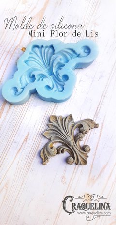 Molde Craquelina Mini Flor de Lis
