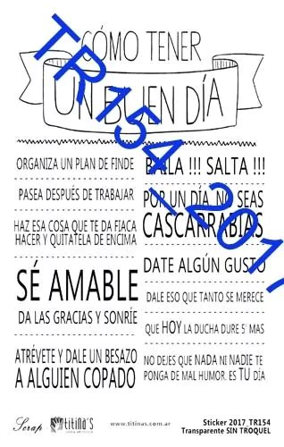 Vinilo Transparente 14x20cm Modelo 154