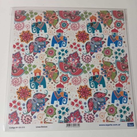 Lámina para Decoupage EQ Arte N°310
