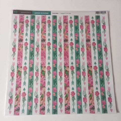 Lámina para Decoupage EQ Arte N°1600