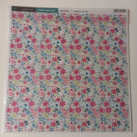 Lámina para Decoupage EQ Arte N°514