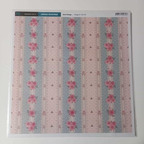 Lámina para Decoupage EQ Arte N°419