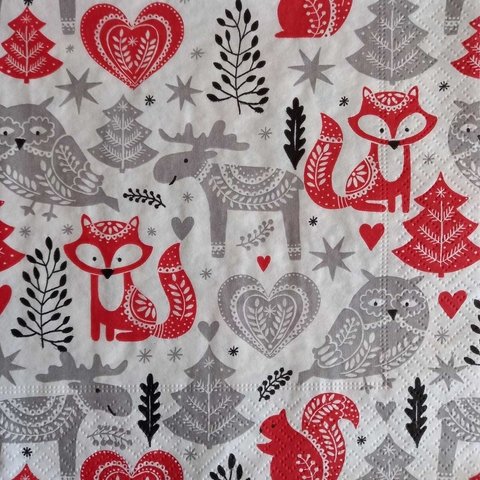 Servilleta para Decoupage Importada 33x33cm S113