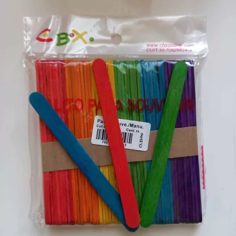 CBX Palito para Souvenir Color x 50 Unid