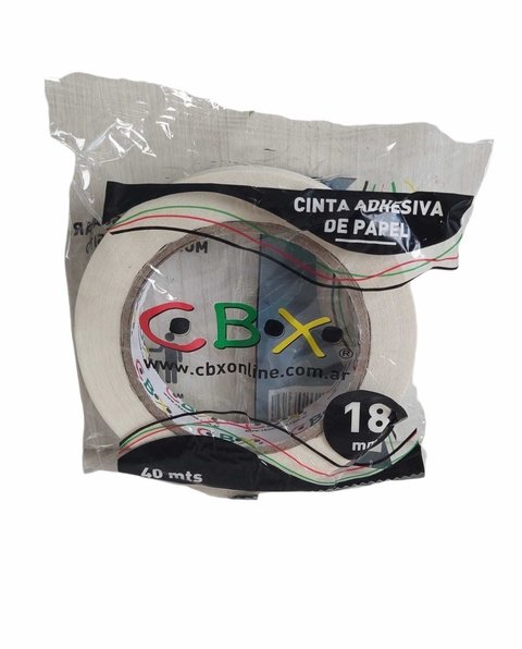 Cinta de Papel 18mm x 40 MTS CBX