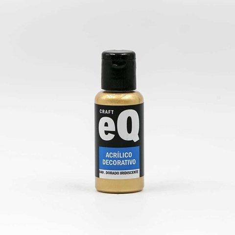 Acrílico EQ Arte Dorado Iridiscente x 50cc