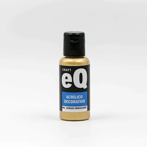 Acrílico EQ Arte Dorado Iridiscente x 50cc