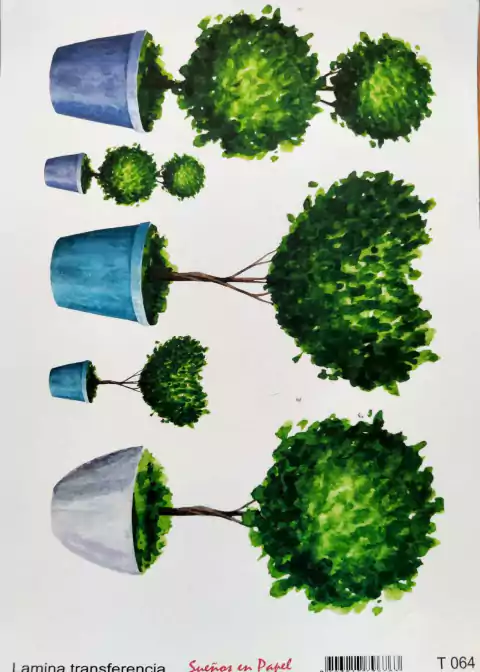 Lámina De Transferencia (21X29cm) T064