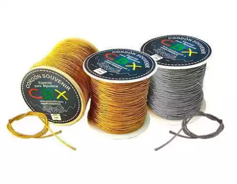 CORDON SOUVENIR X 100 MTS PLATEADO CBX