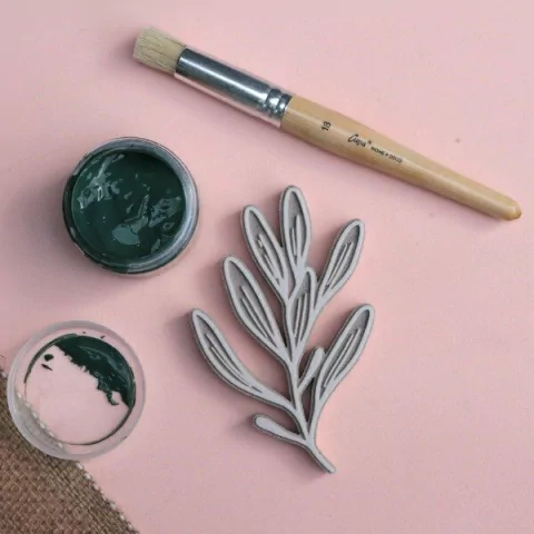 Sello Hojas Olivo - 9cm x 13,5cm