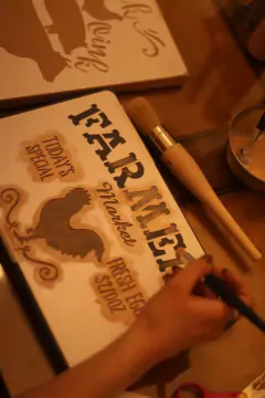 StenciL FARMERS 20X30CM - comprar online