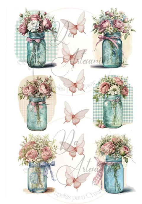 TRANSFER COLOR 20X30CM DA ARTESANIAS COD 045