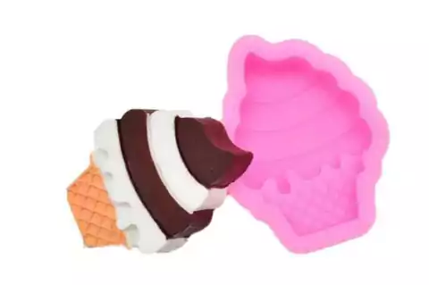 MOLDE SILICONA VASITO DE HELADO 6X5CM APROX