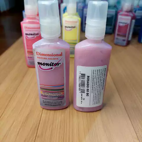 DIMENSIONAL RELIEVE ROSADO GLITTER CRISTALX 40CC