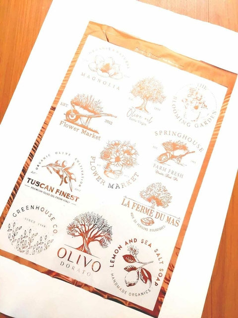 FOIL STAMPING COBRE BUENOS DESEOS A4 COD.031
