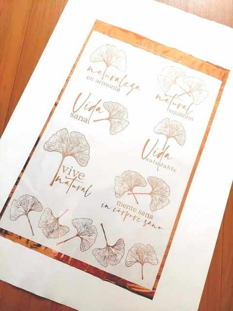 FOIL STAMPING COBRE BUENOS DESEOS A4 COD.025